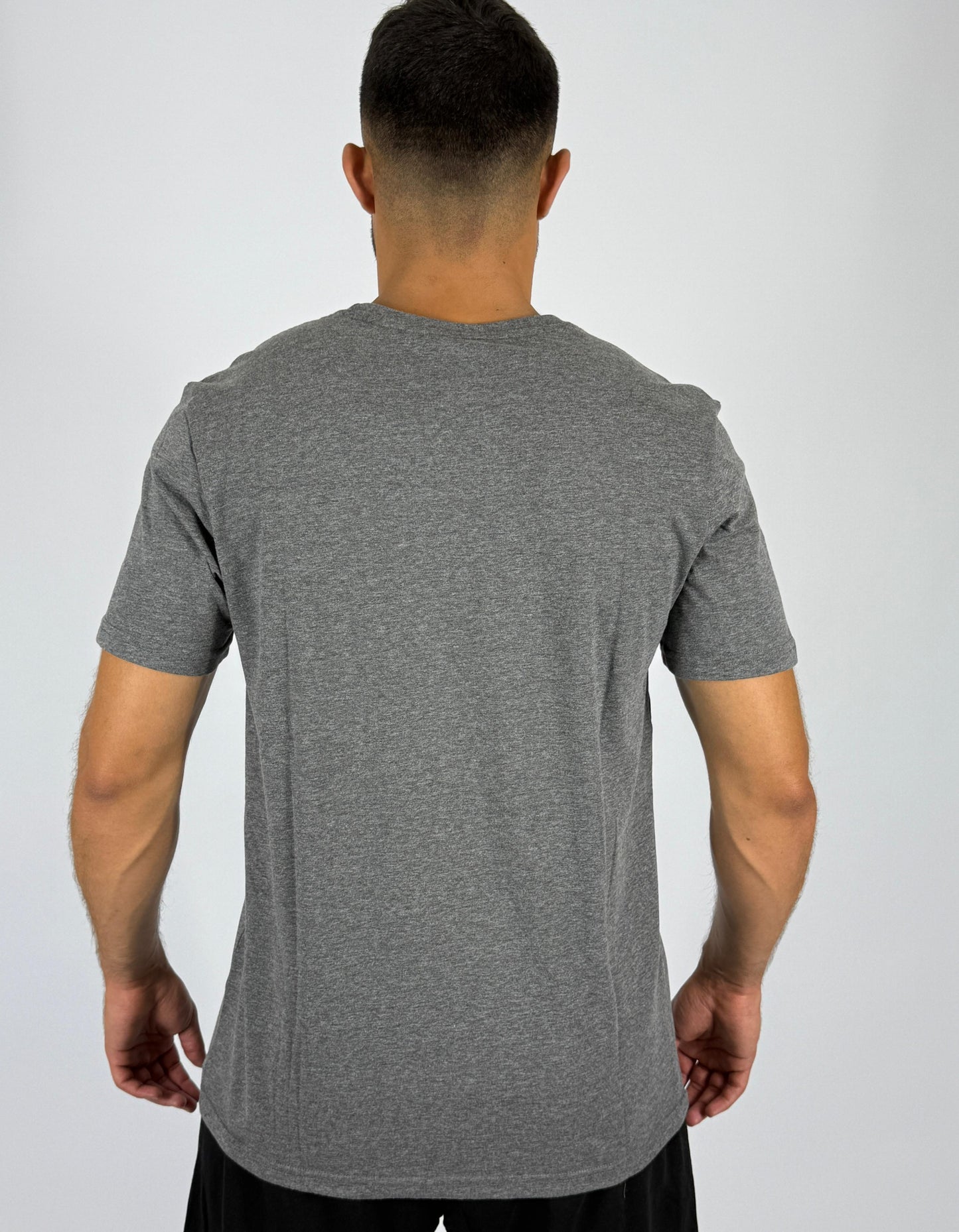Men's Nike Air Jordan Radial "AIR JORDAN" Logo T-Shirt - Dark Grey Basketball Tee