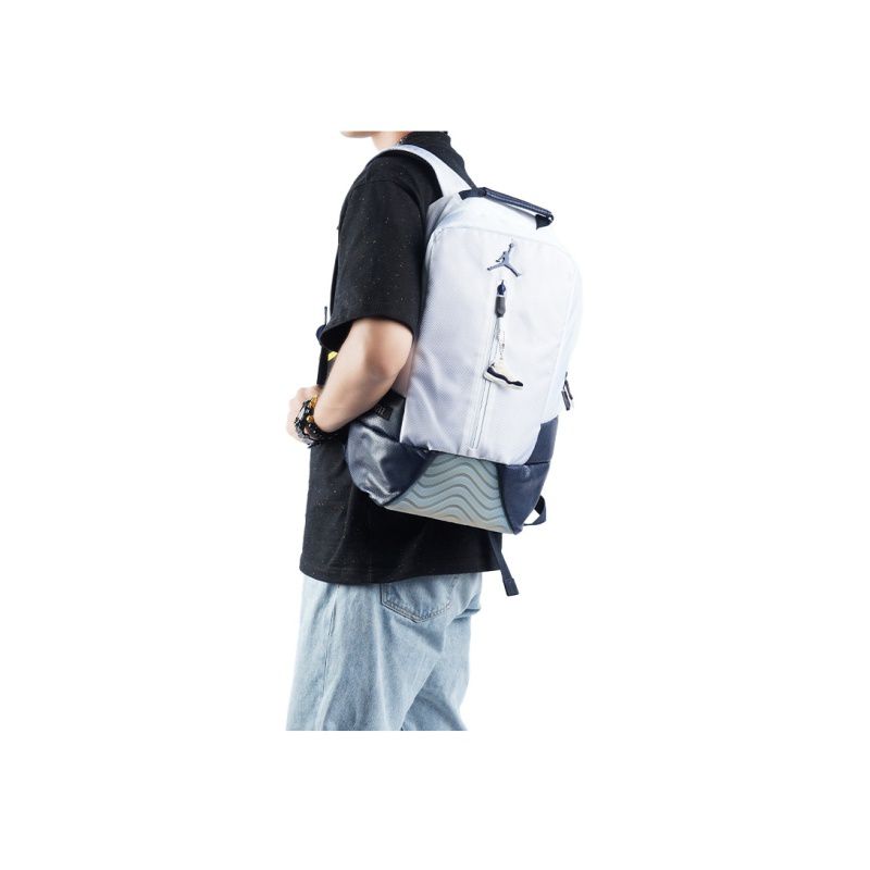 Jordan Jumpman 23 Legacy Backpack - White & Black with Red Accents