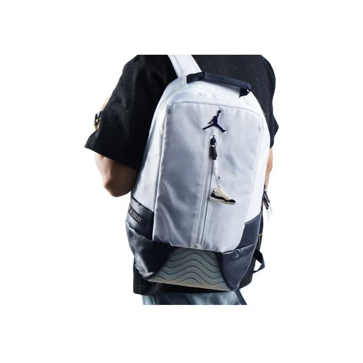 Jordan Jumpman 23 Legacy Backpack - White & Black with Red Accents