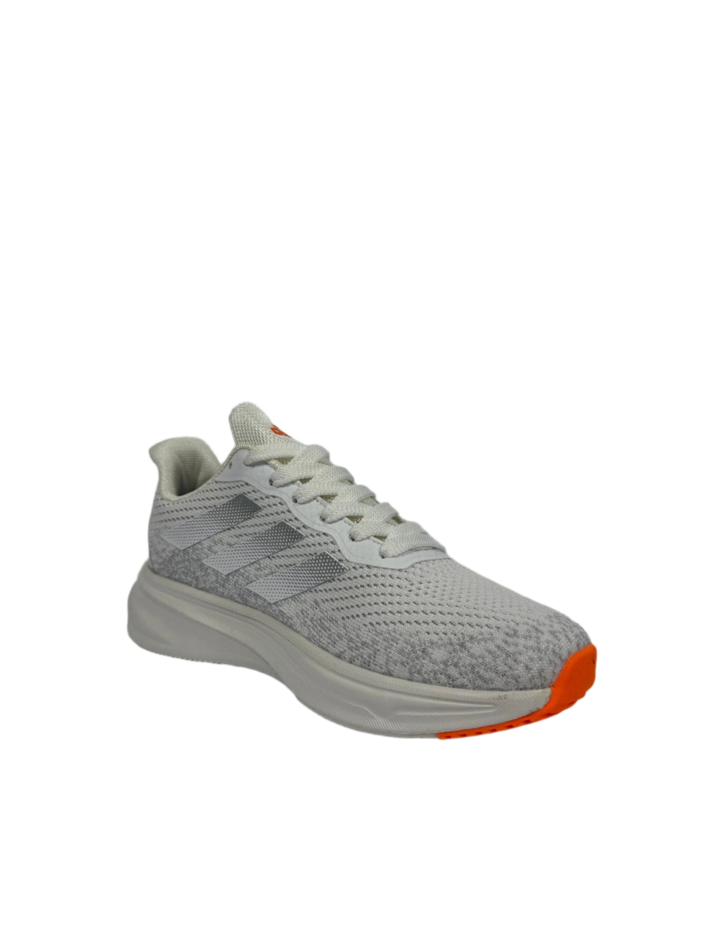 Adidas Duramo SL 2.0 Running Shoes - White with Grey & Orange Accents