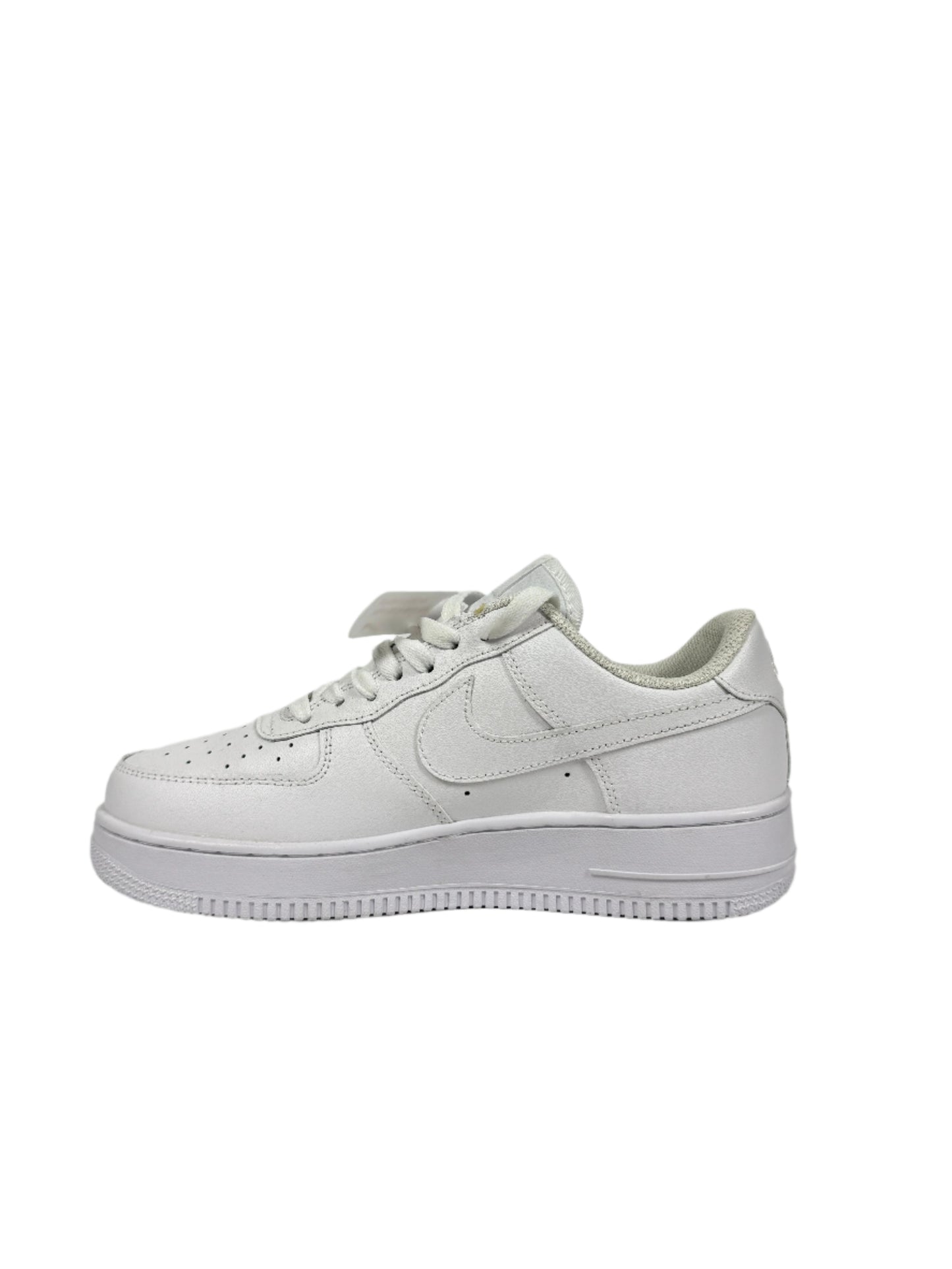 Nike Air Force 1 Low Lifestyle Sneakers - White with "MAPSTAR" Branding