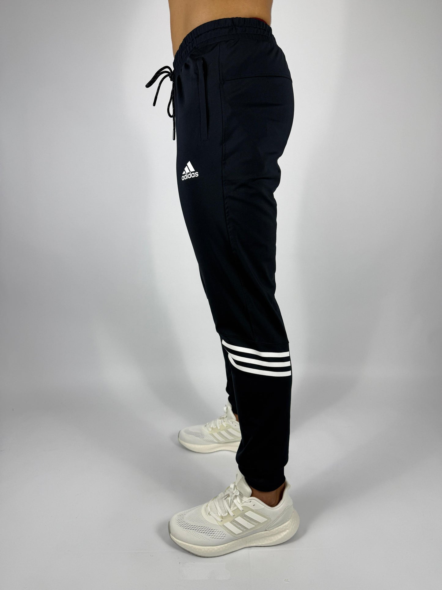 Adidas Tiro 23 Training Pants - Black with White 3-Stripes