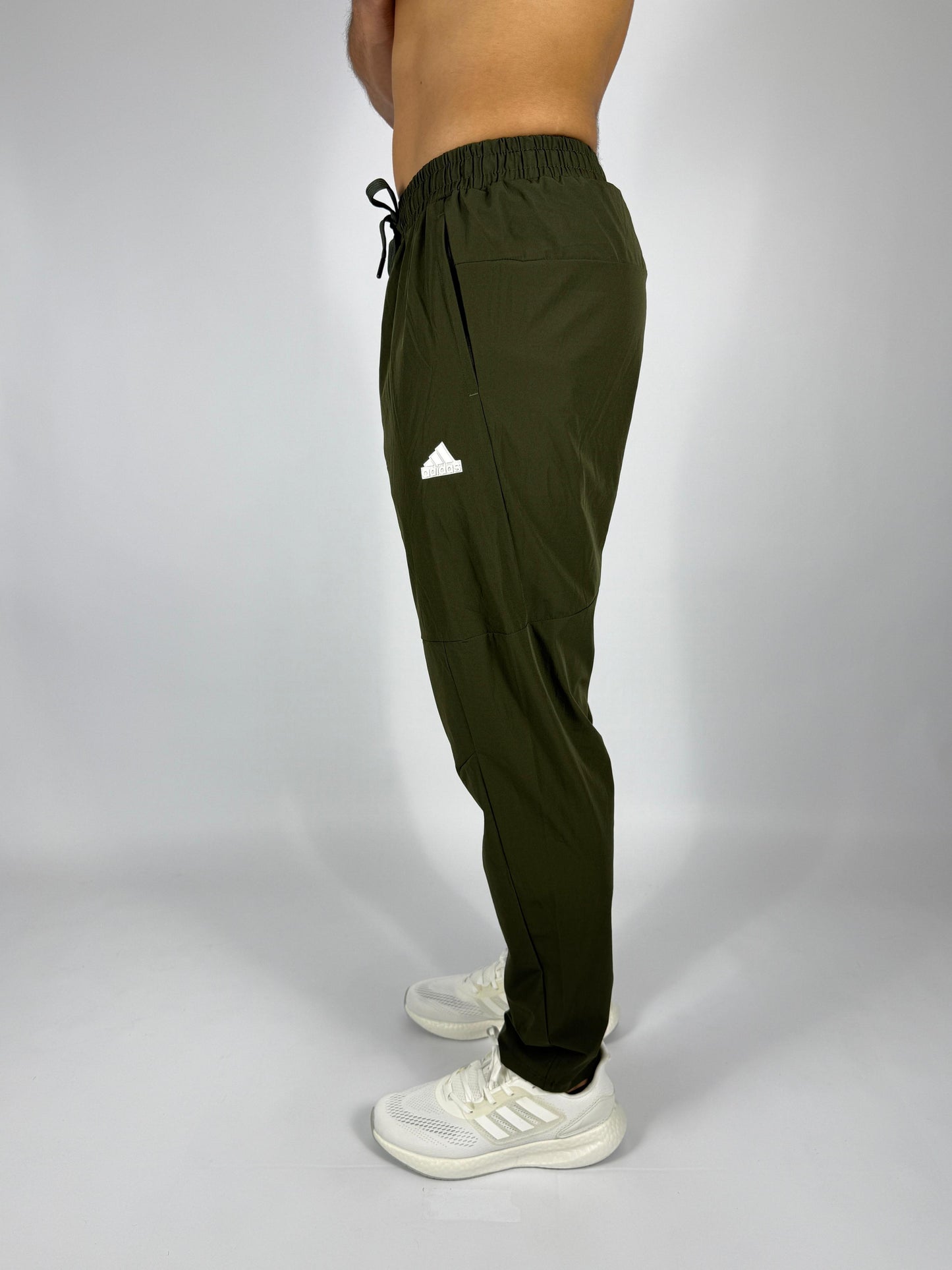 Adidas Dark Green Training Pants - Tapered Fit