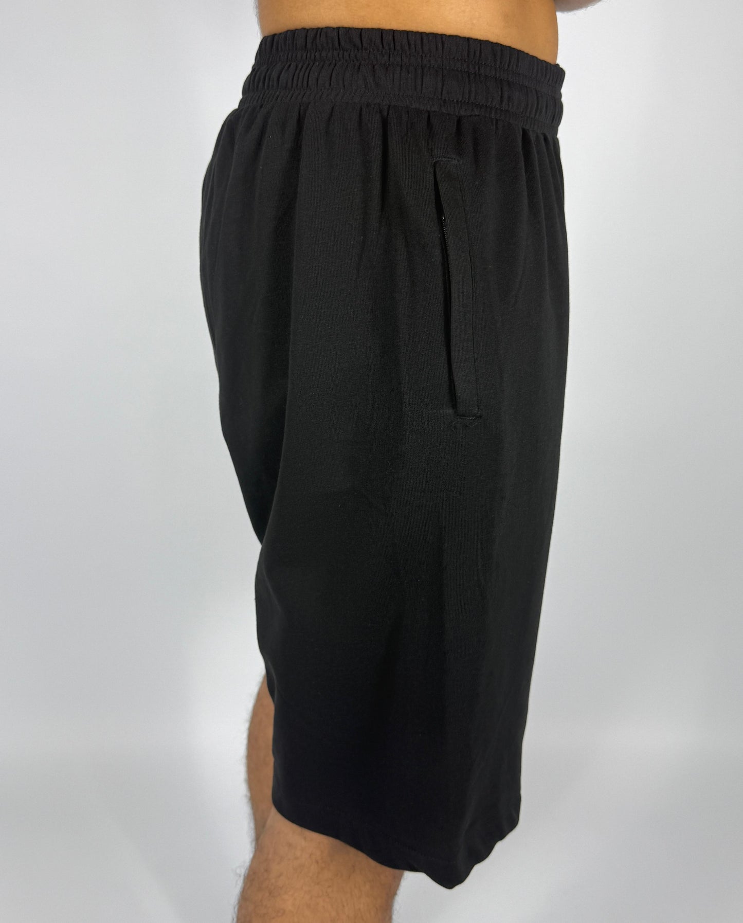 Men's Adidas Black Logo Sweat Shorts