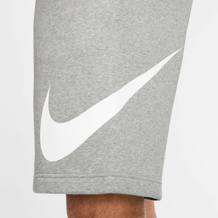 Nike Sportswear Club Swoosh Shorts – Heather/Dark Grey