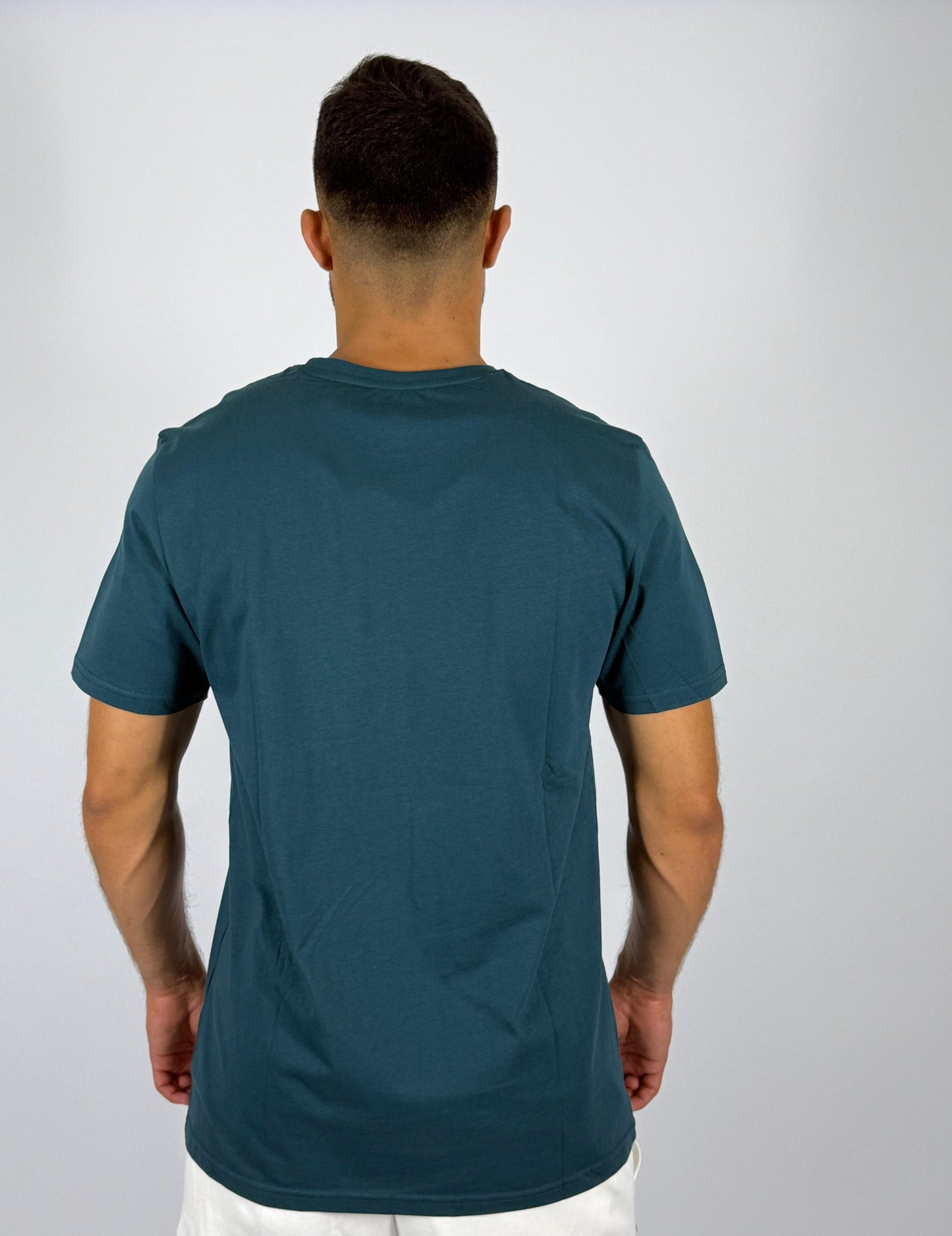 Men's Nike Air Jordan Radial "AIR JORDAN" Logo T-Shirt - Dark Teal Basketball Tee