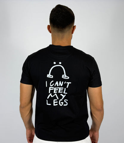 Men's Nike "Swoosh Smile" Graphic T-Shirt - Black Playful Logo Tee