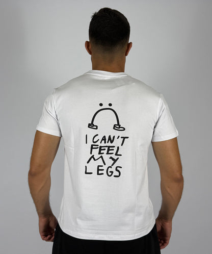 Men's Nike "Swoosh Smile" Graphic T-Shirt - Crisp White Playful Logo Tee