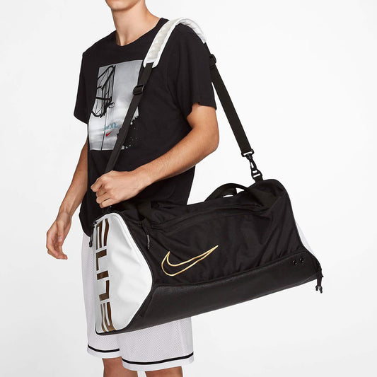 Nike Elite Training Duffel Bag - Black, White,