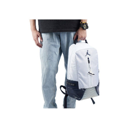 Jordan Jumpman 23 Legacy Backpack - White & Black with Red Accents