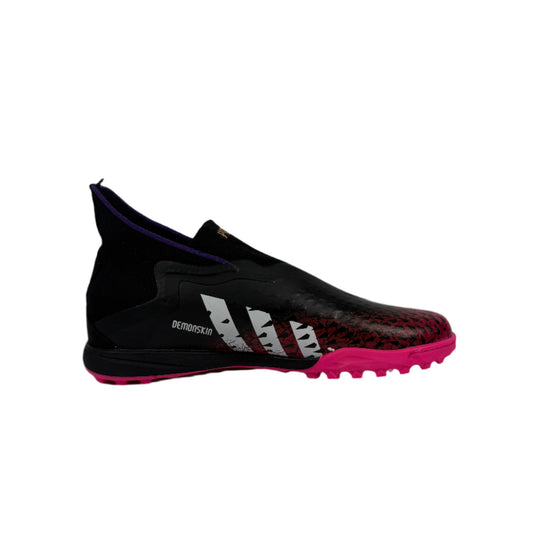 Adidas Predator Freak .3 Demonskin Turf Soccer Shoes - Black, Red, & Pink