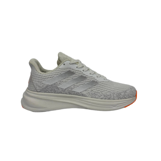 Adidas Duramo SL 2.0 Running Shoes - White with Grey & Orange Accents