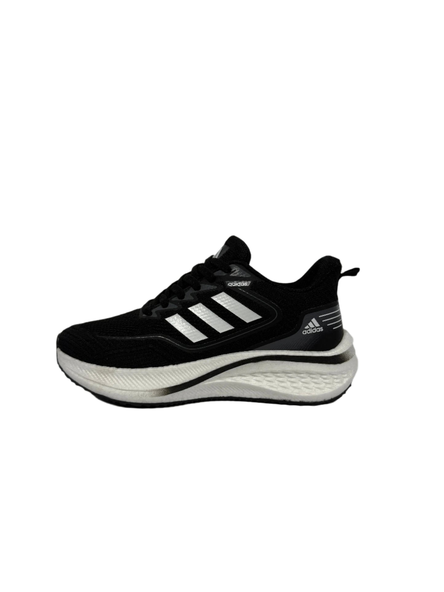 Adidas Duramo SL Running Shoes - Black with White Stripes