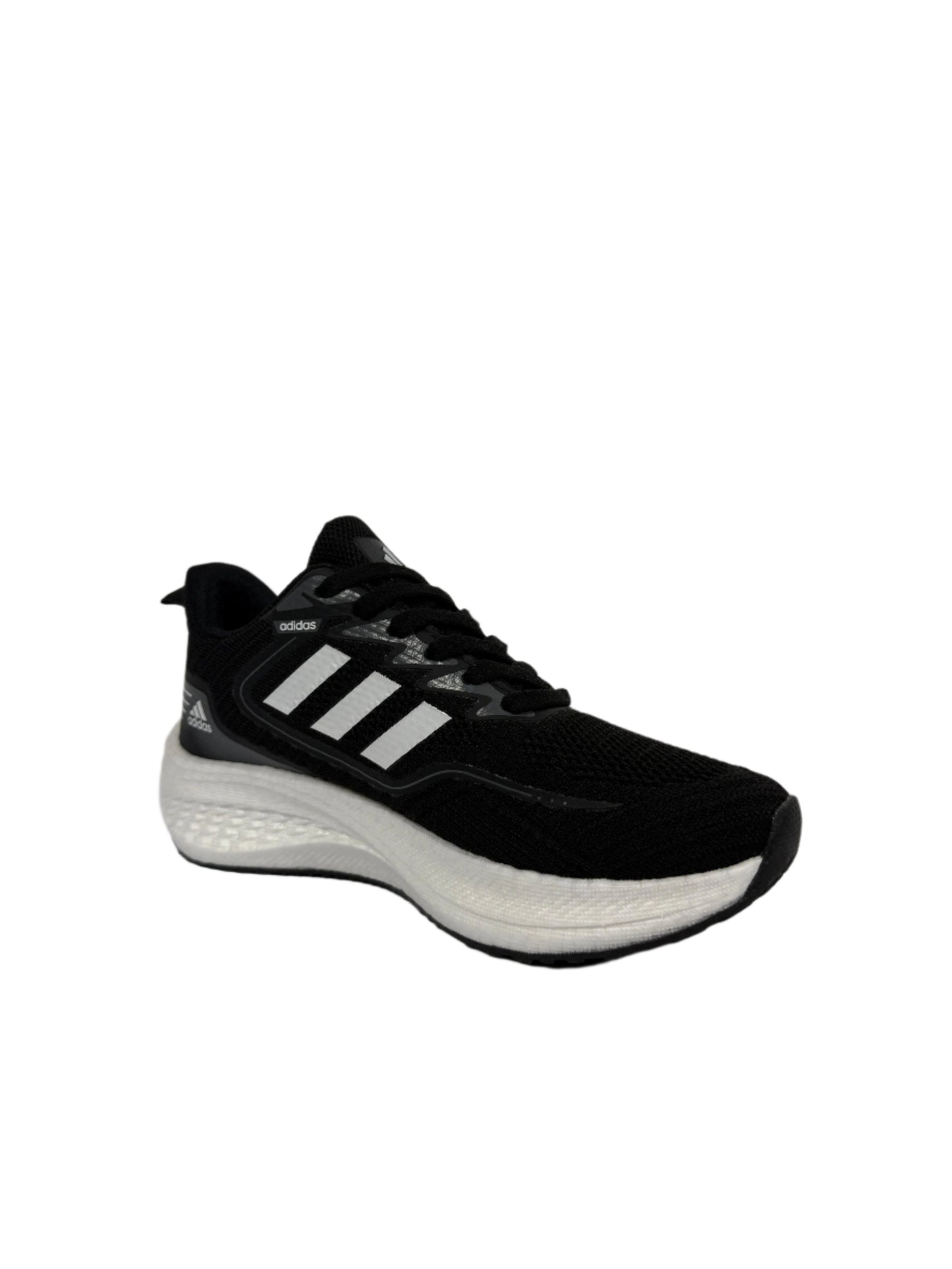 Adidas Duramo SL Running Shoes - Black with White Stripes