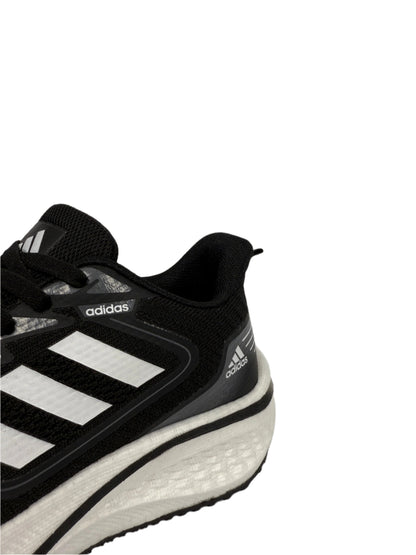 Adidas Duramo SL Running Shoes - Black with White Stripes