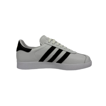 Adidas Gazelle Lifestyle Sneakers - White with Black 3-Stripes