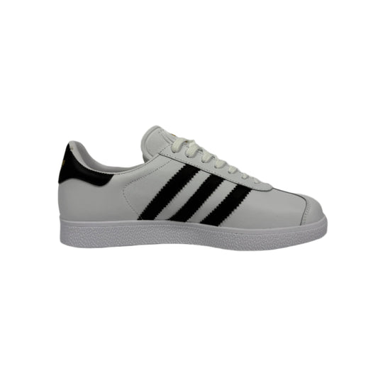 Adidas Gazelle Lifestyle Sneakers - White with Black 3-Stripes