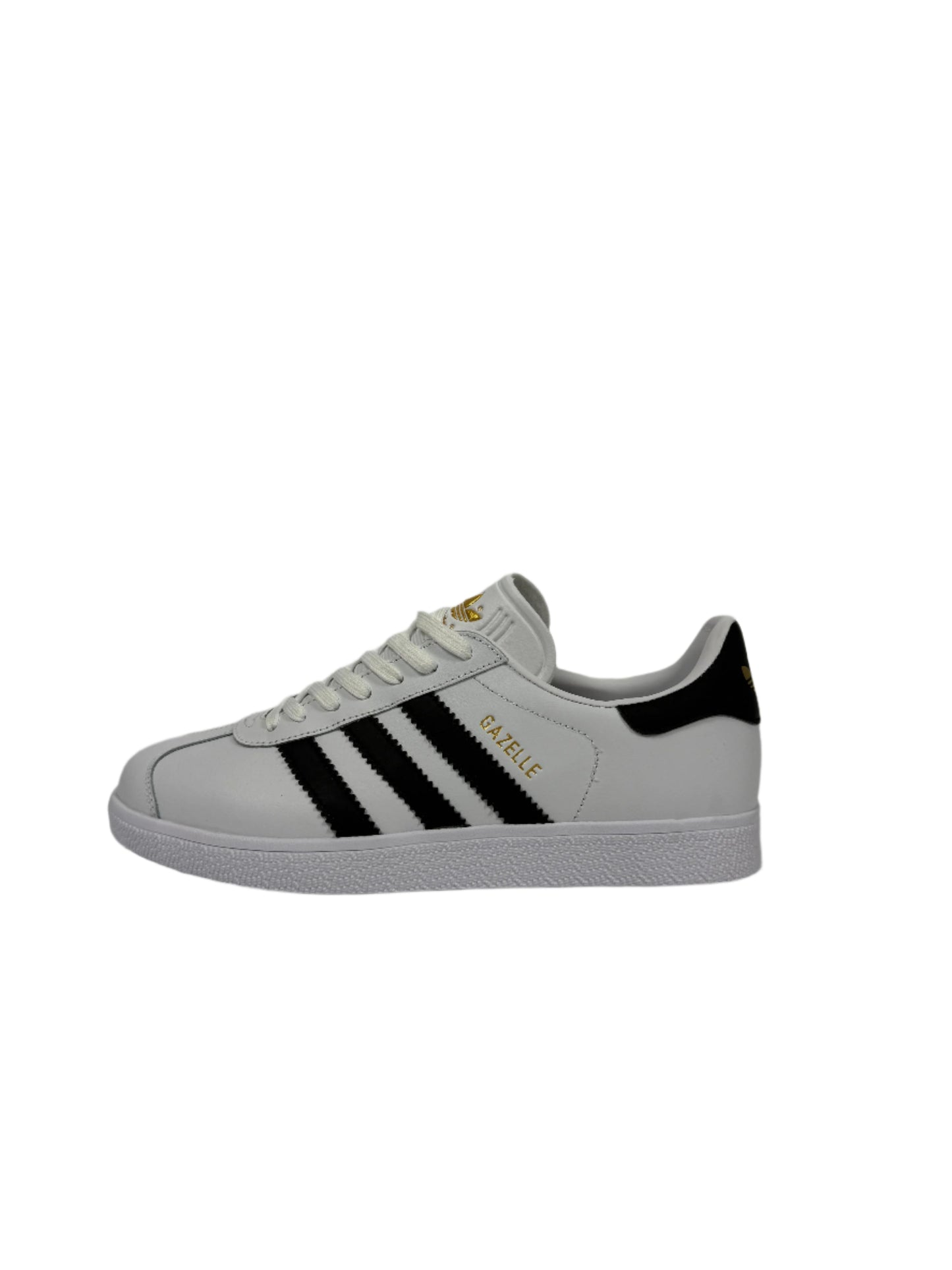 Adidas Gazelle Lifestyle Sneakers - White with Black 3-Stripes