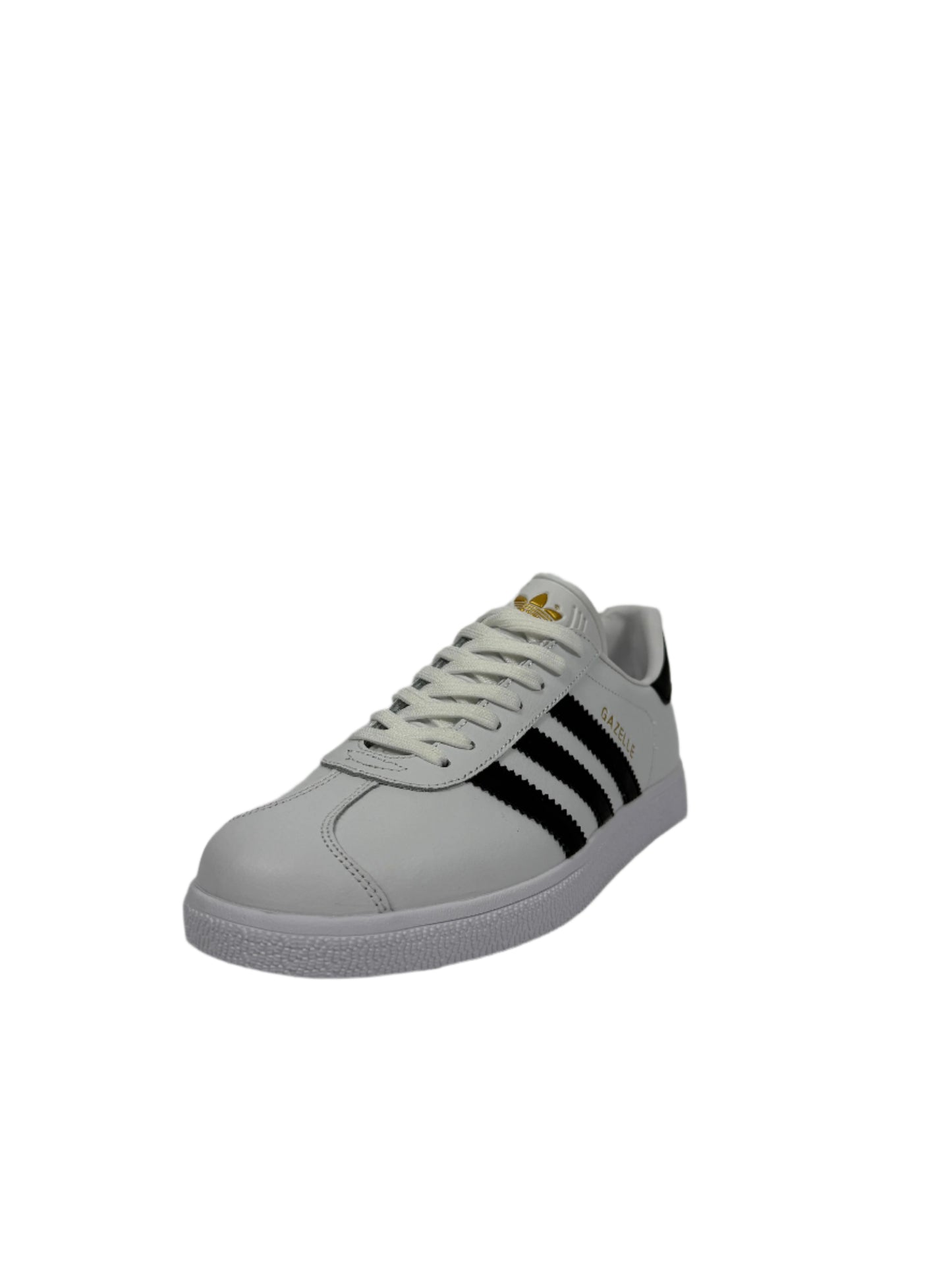Adidas Gazelle Lifestyle Sneakers - White with Black 3-Stripes