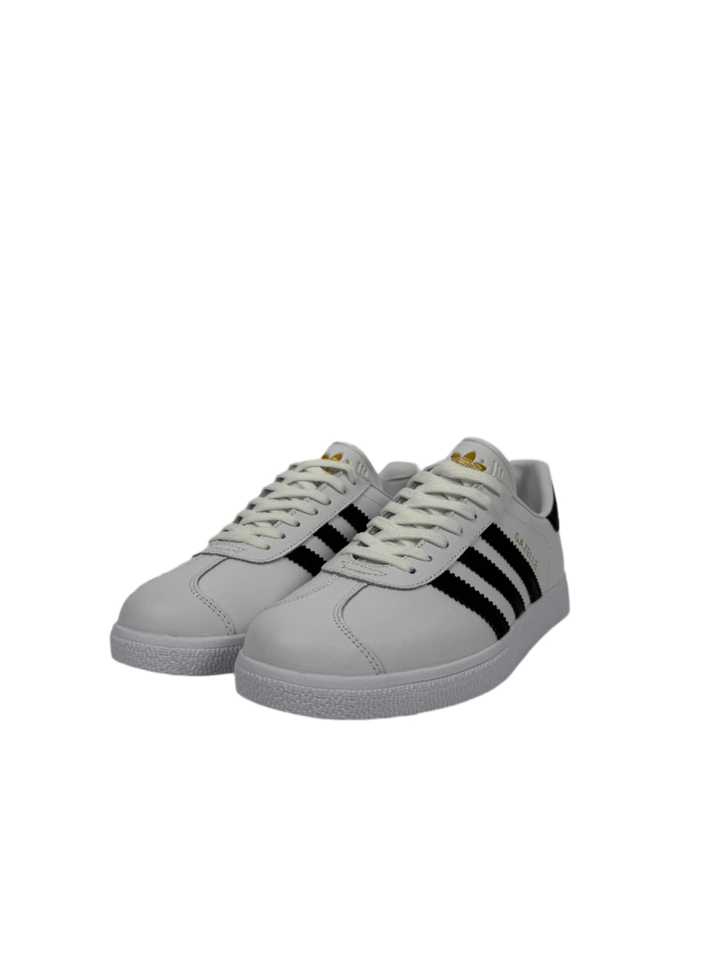 Adidas Gazelle Lifestyle Sneakers - White with Black 3-Stripes