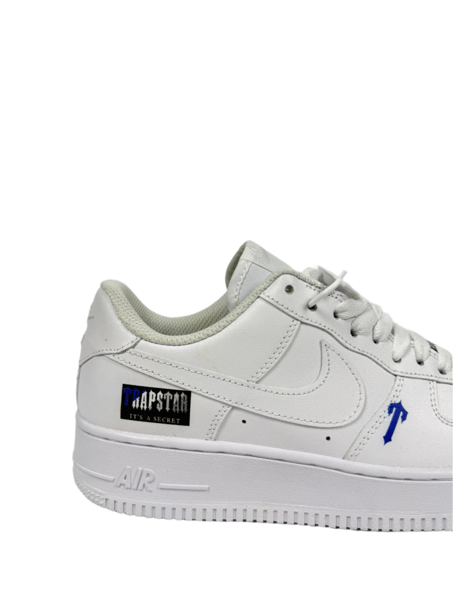 Nike Air Force 1 Low Lifestyle Sneakers - White with "MAPSTAR" Branding