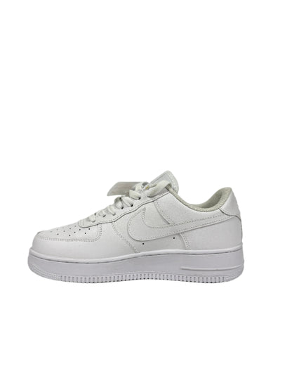 Nike Air Force 1 Low Lifestyle Sneakers - White with "MAPSTAR" Branding