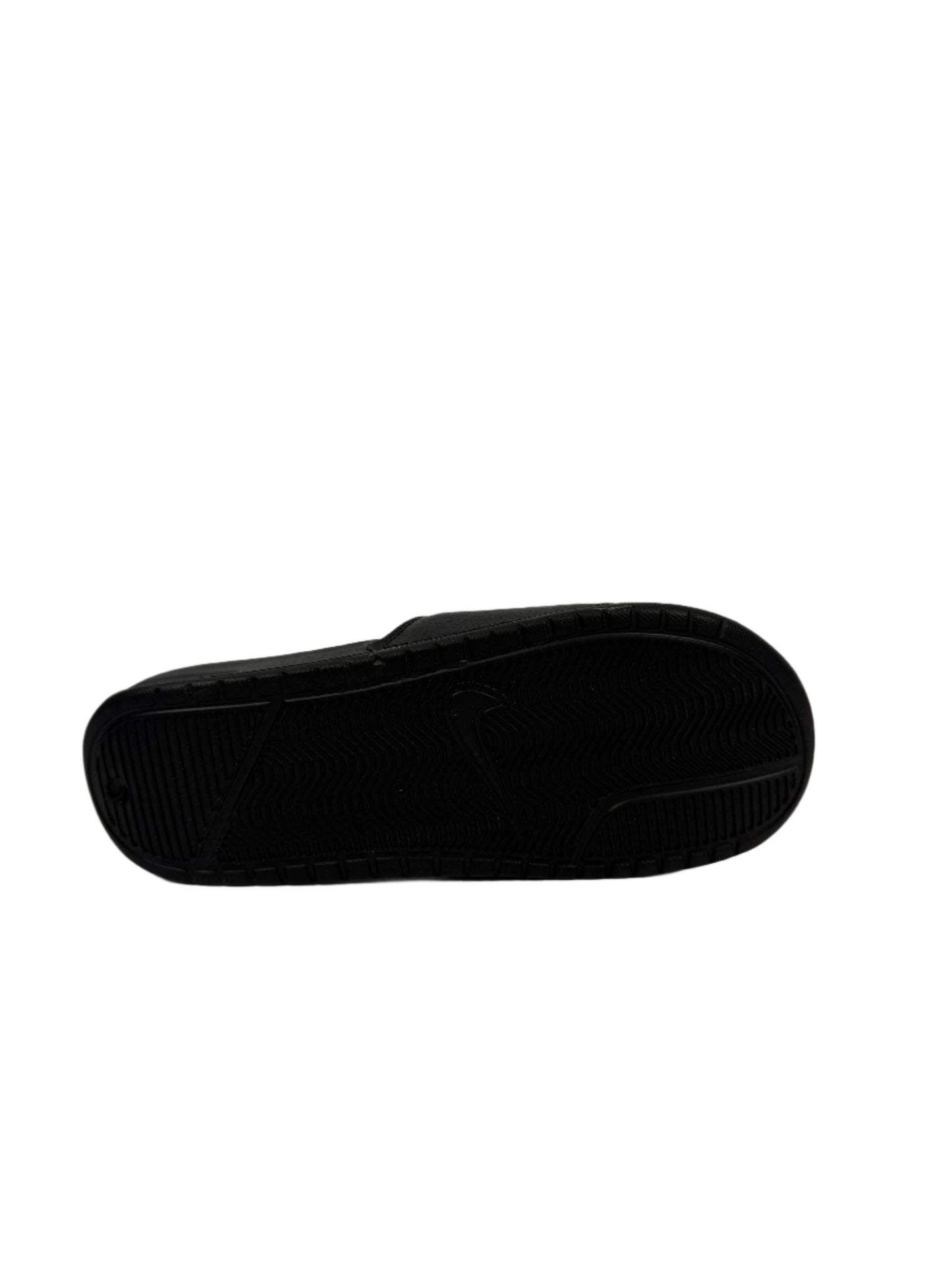Nike Benassi JDI Slides - Black with White Logo