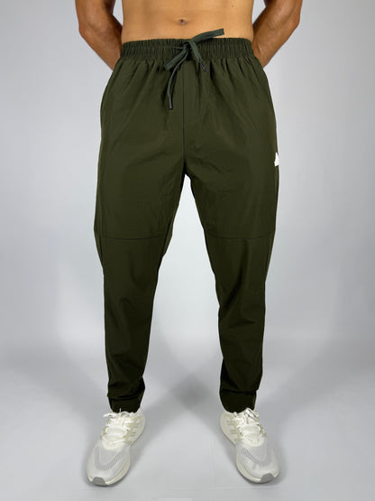 Adidas Dark Green Training Pants - Tapered Fit