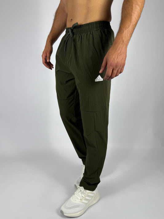 Adidas Dark Green Training Pants - Tapered Fit