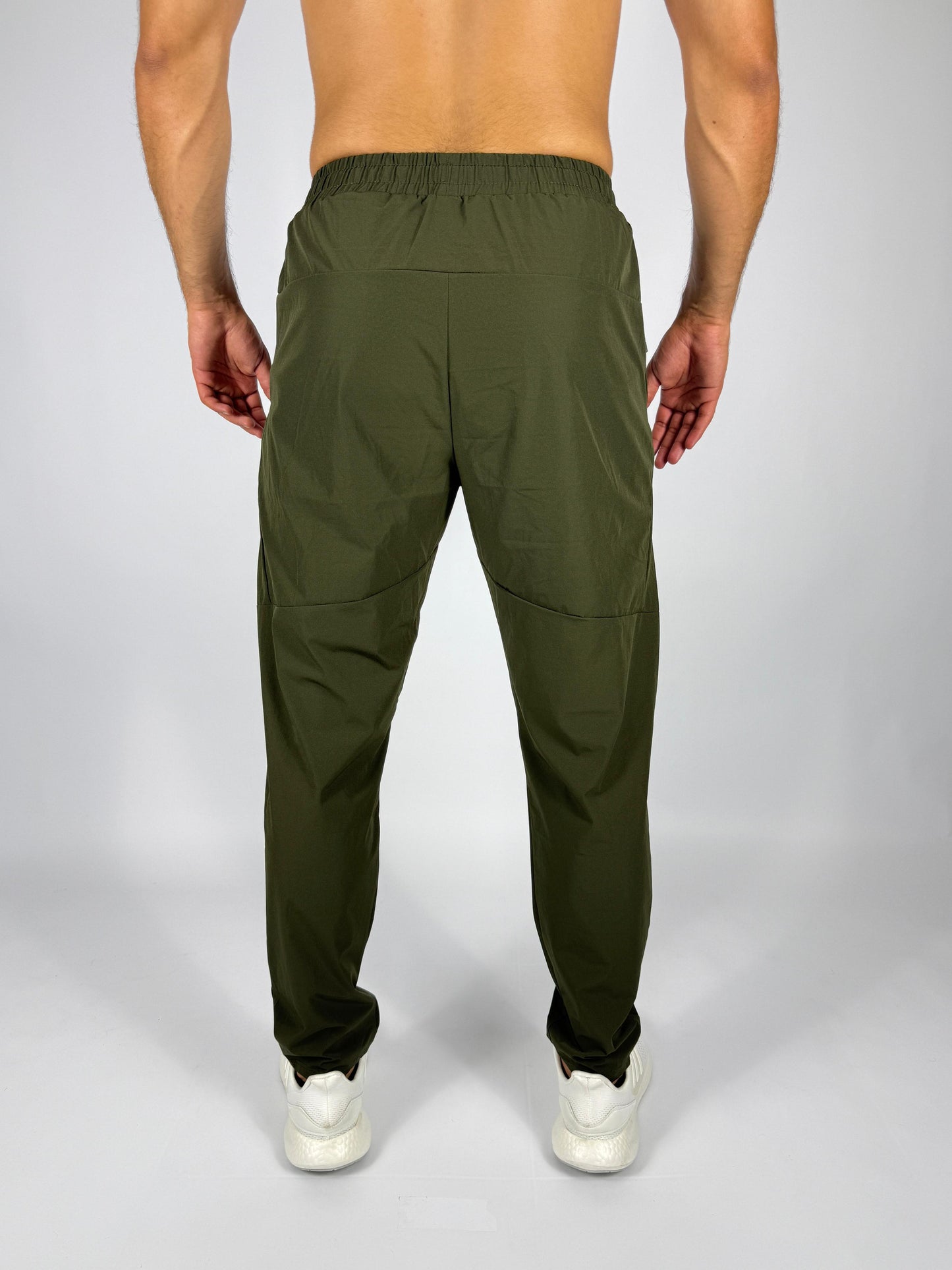 Adidas Dark Green Training Pants - Tapered Fit