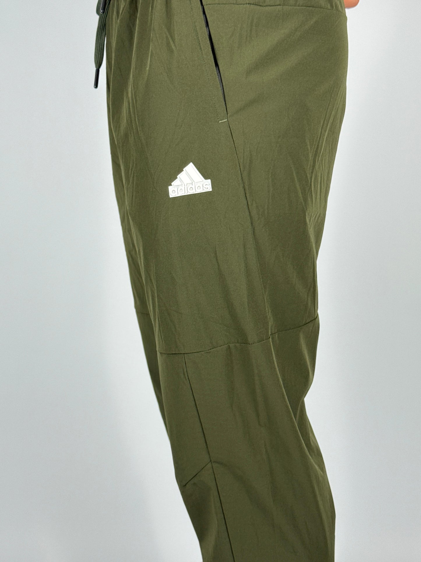 Adidas Dark Green Training Pants - Tapered Fit