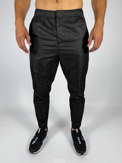 Men's Black Nike Track Pants with Zippered Pocket