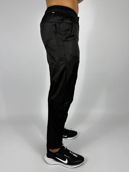 Men's Black Nike Track Pants with Zippered Pocket