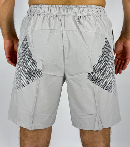 Men's Under Armour Light Gray Hexagon Pattern Shorts