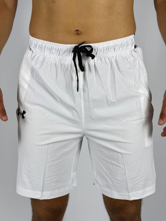 Men's Under Armour White Fade Athletic Shorts