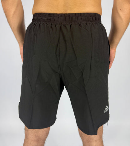 Men's Adidas Black Logo Athletic Shorts