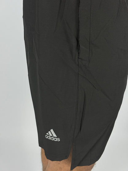 Men's Adidas Black Logo Athletic Shorts