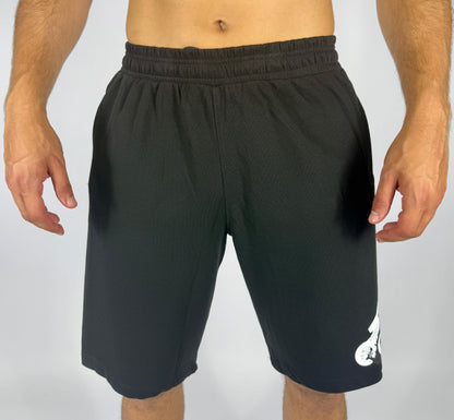 Men's Adidas Black Logo Sweat Shorts