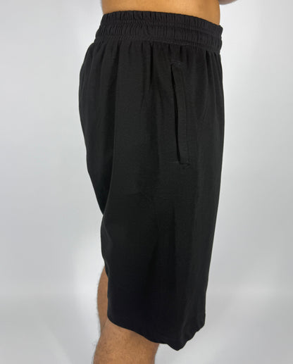 Men's Adidas Black Logo Sweat Shorts