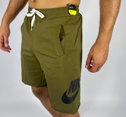 Men's Nike Olive Green Athletic Shorts