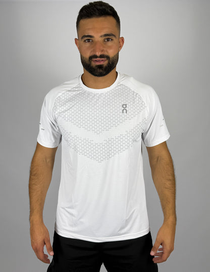 On Cloud Performance-T Men's Running T-Shirt (White Gradient)