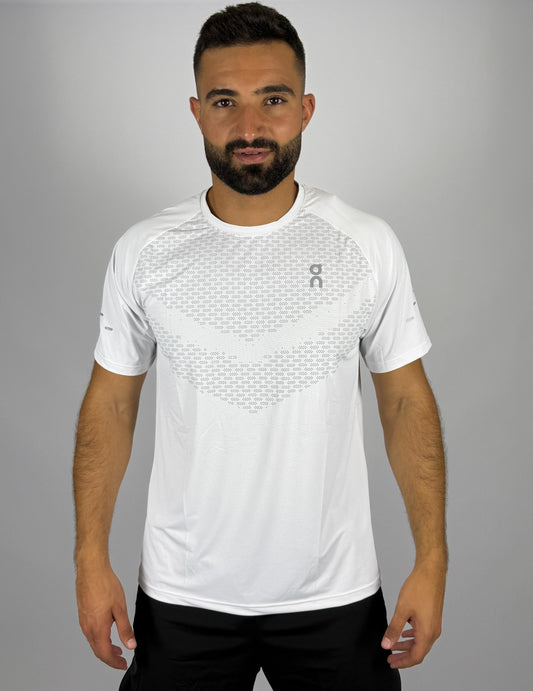 On Cloud Performance-T Men's Running T-Shirt (White Gradient)