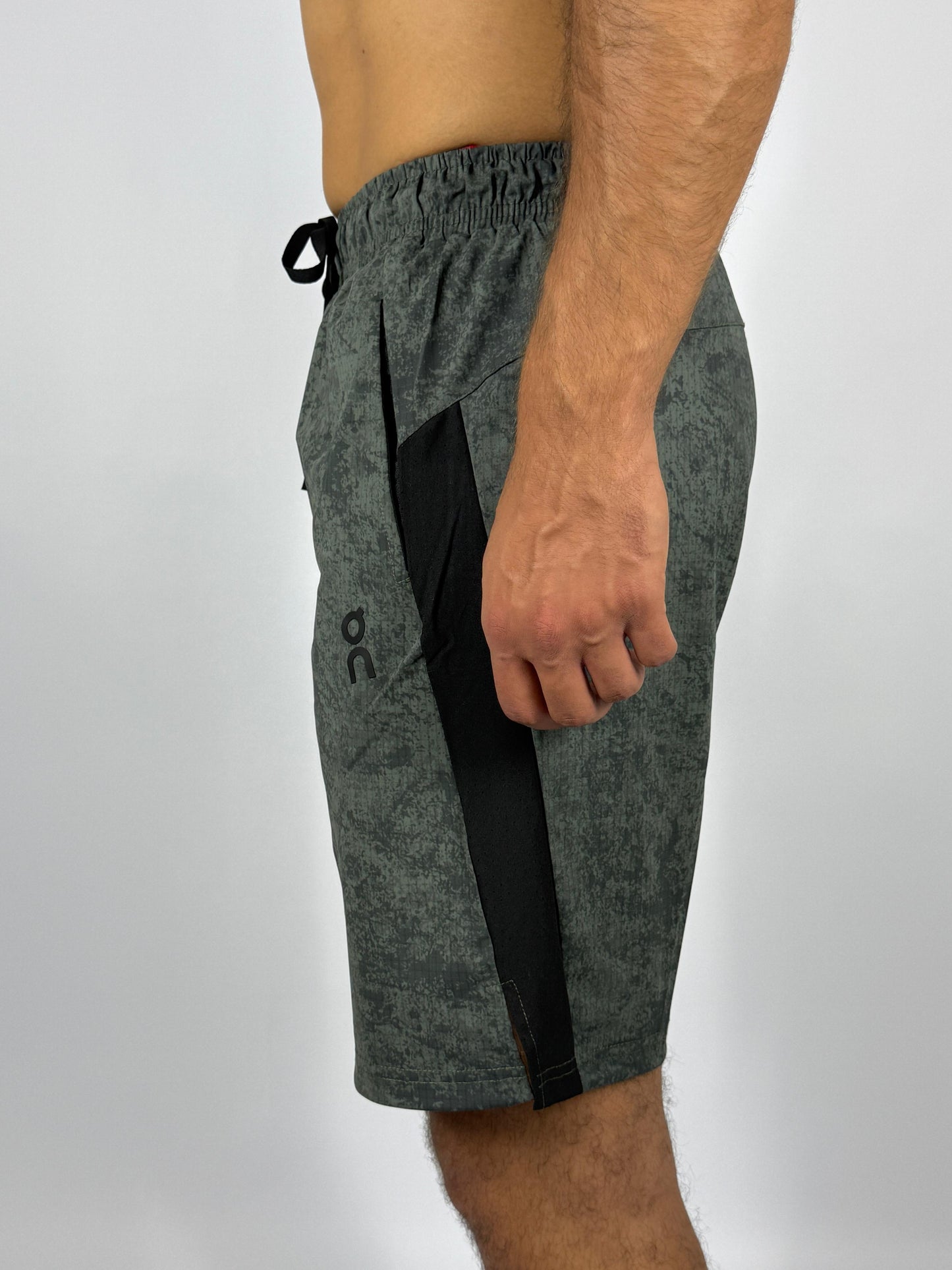 On Cloud Men's Performance Shorts with Speckled Camo Print