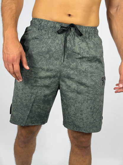 On Cloud Men's Performance Shorts with Speckled Camo Print