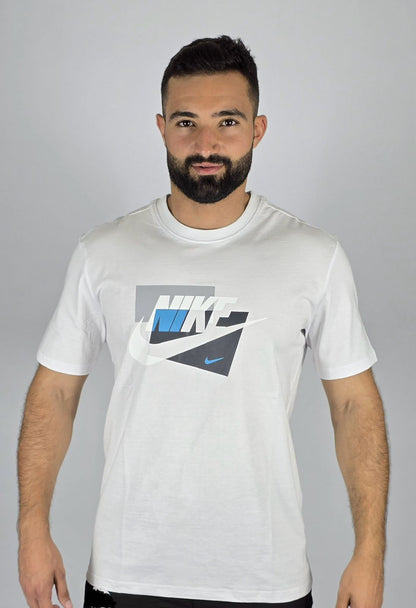 Nike Men's Sportswear Graphic T-Shirt | Geometric Logo Tee