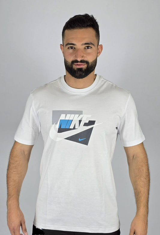 Nike Men's Sportswear Graphic T-Shirt | Geometric Logo Tee
