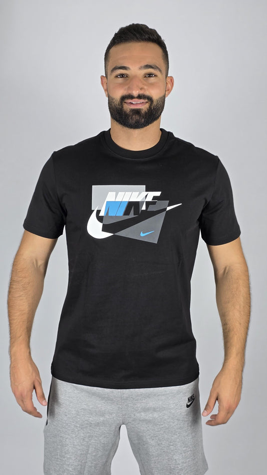 Nike Men's Sportswear Graphic T-Shirt | Geometric Logo Tee