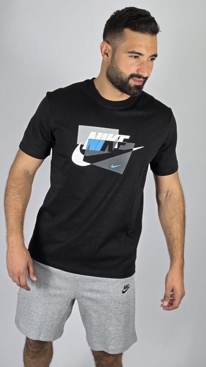 Nike Men's Sportswear Graphic T-Shirt | Geometric Logo Tee