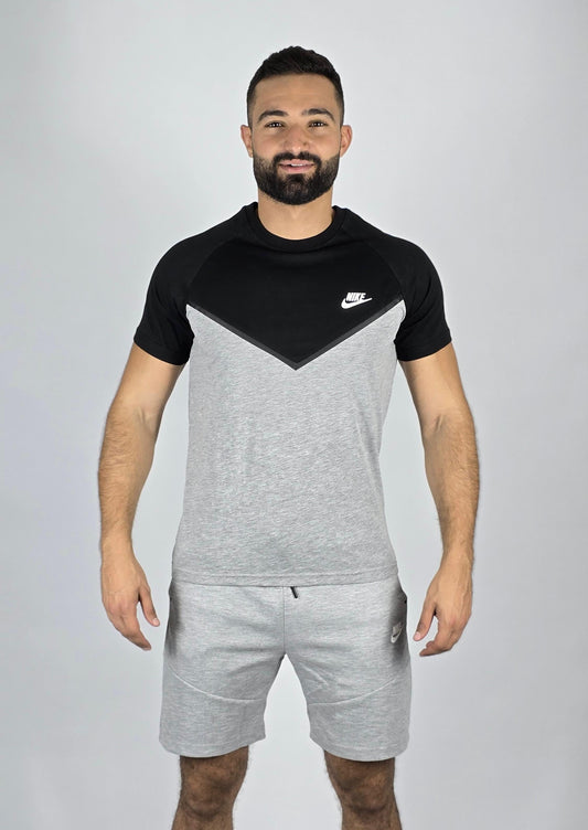 Nike Men's Performance Chevron Set | Two-Tone T-Shirt & Fleece Shorts