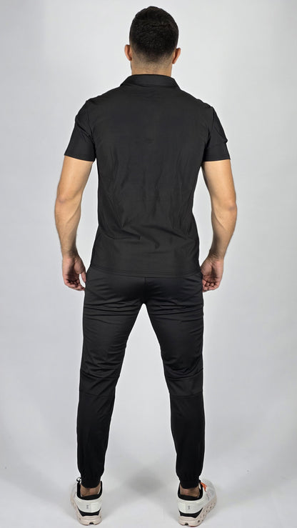 On Cloud men 's Performance Polo & Training Pants Set | Technical Athleticwear